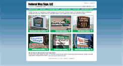 Desktop Screenshot of federalwaysign.com